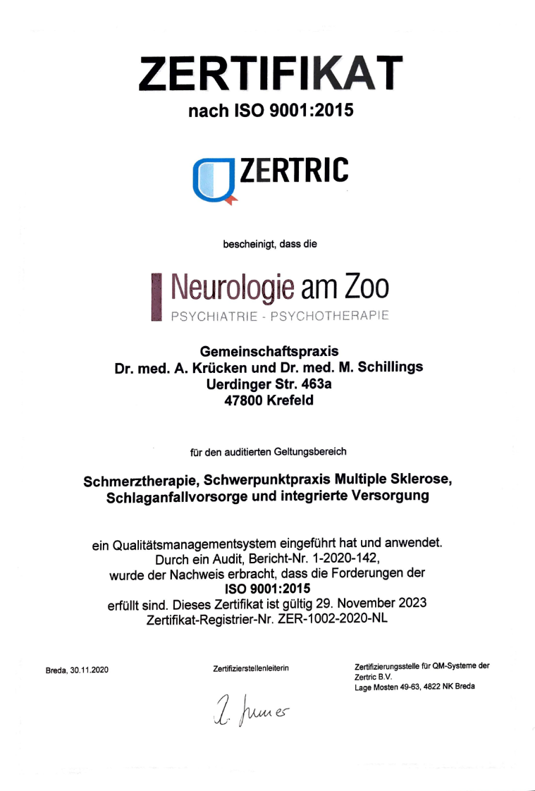 DIN EN ISO 9001:2015 Zertifizierung